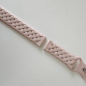 Braided Pink Watch Strap